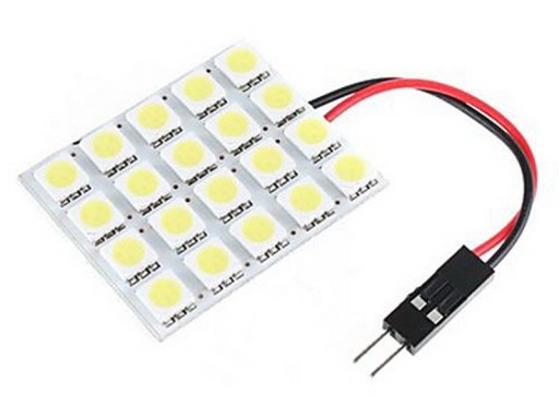 PANEL 20 LED 5050 T10 ЛАМПОЧКА 12 В