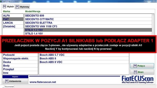FIAT Alfa Romeo Lancia MultiEcuScan + vag kkl obd2