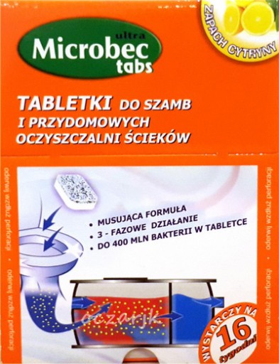 Microbec Ultra Для септиков Таблетки 16х20г