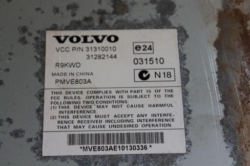 Радио Volvo V70 S80 XC70 31310010 Усилитель