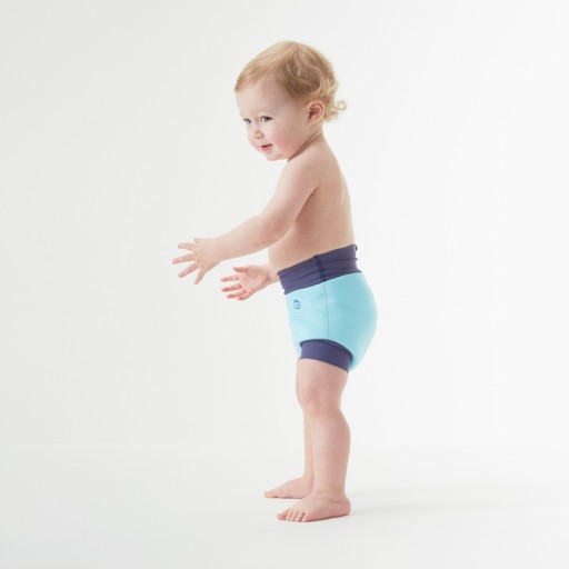 Подгузник Happy Nappy из кобальта и неопрена на 3-4 года.