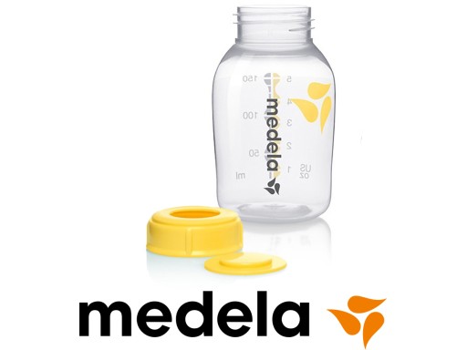 Medela 1 бутылочка для груди с принтом, 150 мл