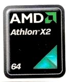 Оригинальная наклейка AMD Athlon x2 64 (л.56)