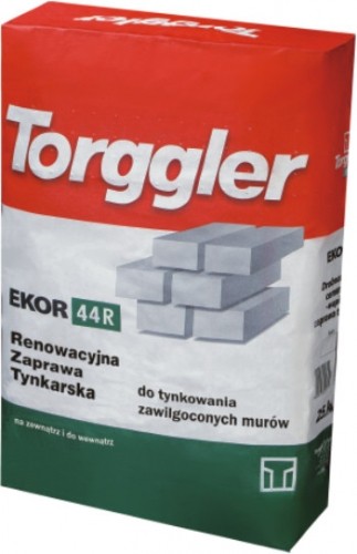 Torggler EKOR 44R Ремонтная штукатурка для влажных стен 25кг Дышащая