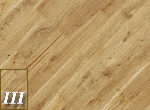 Дубовый паркет Доска Solid Oak 60х10см толщина 22мм III