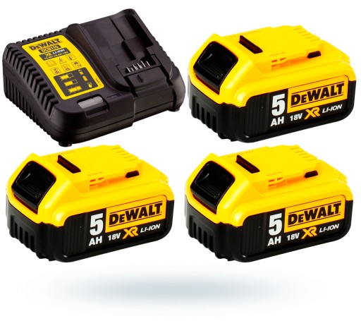 КОМБО-набор из 6 инструментов с аккумуляторами DeWALT DCK654P3T 3x5 Ач.