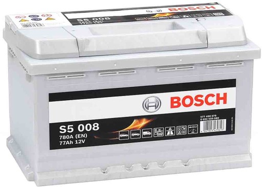 АККУМУЛЯТОР BOSCH SILVER S5 77 Ач 780A PowerFrame SILVER