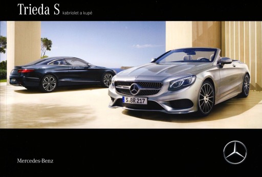 Брошюра Mercedes S Coupe Cabriolet 2016 Словакия