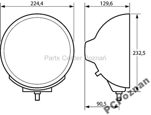 ГАЛОГЕННЫЙ ЛЮМИНАТОР ДАЛЬНЕГО ДИАПАЗОНА HELLA LUMINATOR CHROMIUM LED[1527645]