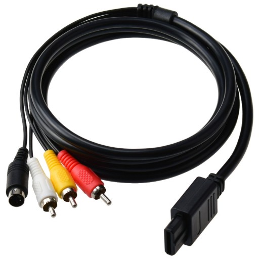 IRIS Cable TV S-video + композитный AV-кабель для консоли Nintendo 64 N64 PAL