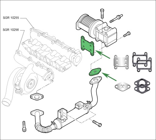 Заглушки EGR 1.9 CDTi OPEL Astra H Signum