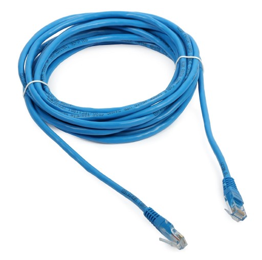 Патчкорд RJ45/6/5.0-BLUE кат.6 синий 5м ABCV