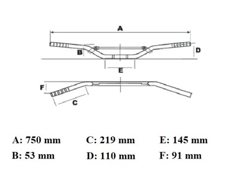 Honda CBF 500 600 1000 Руль Довиль 700