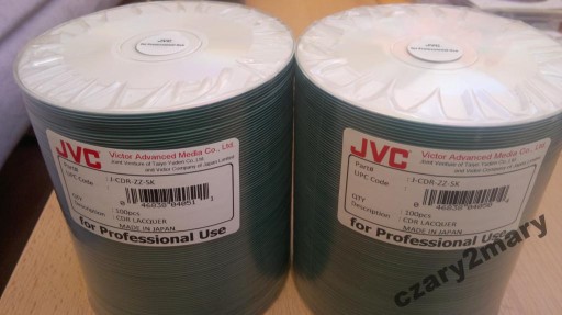 JVC CD-R Printable PRO Cyanina Япония 100шт.