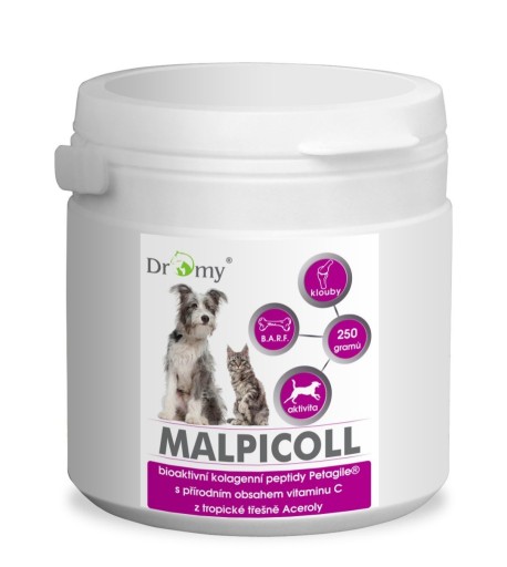 DROMY PETVET MALPICOLL 250г биоак. коллаген + ацерола