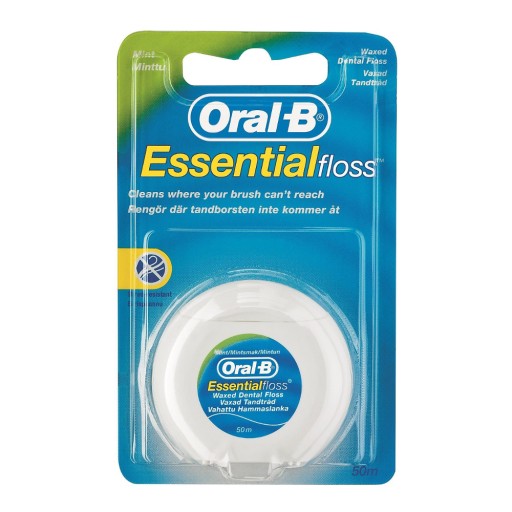 ORAL-B EssentialFloss 50м вощеная нить E029