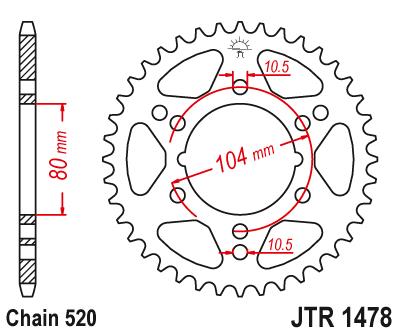 Комплект привода Kawasaki ZX-6R 636 2003-2004 гг. DiD