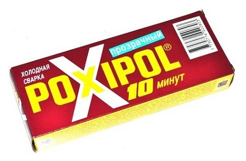 КЛЕЙ POXIPOL ДВУХКОМПОНЕНТНЫЙ, ПРОЗРАЧНЫЙ, 14 МЛ