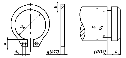 SEG Z25 Z 25 набор внешних сегеров из 5 шт.