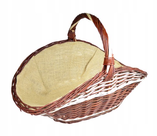 Каминная корзина плетеная WOOD BASKET XL ДЖУТ