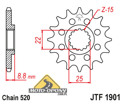 Zestaw napęd-owy KTM 450 SX-F 2007-12r ZŁOTY DiD !