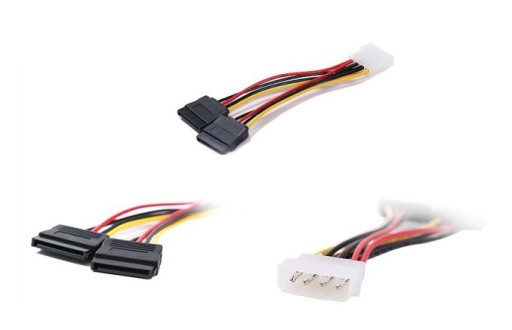 РАЗВЕТВИТЕЛЬ ПИТАНИЯ MOLEX на 2x SATA 20 см