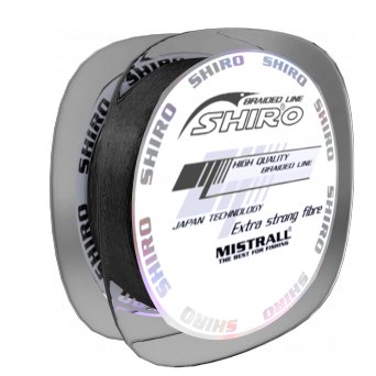 Тесьма Mistrall Shiro 0,08 мм 150 м черная