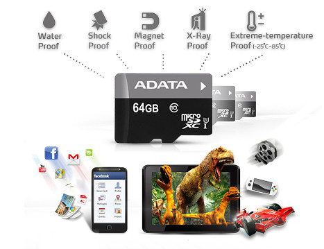 ADATA karta pamięci 32GB MICROSD SDHC CLASS 10 UHS + CZYTNIK