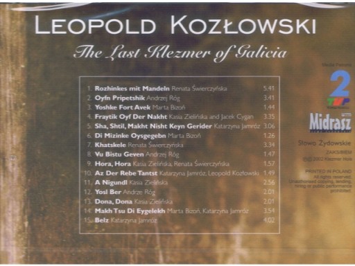 Leopold Kozłowski - The Last Klezmer of Galicia