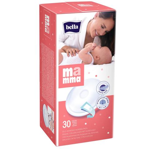 BELLA MAMMA Wkładki laktacyjne z przylepcem 30 szt