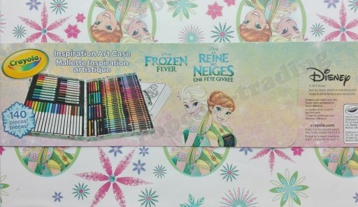 CRAYOLA FROZEN Набор в чемодане Мелки Маркеры 140 шт.