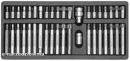 ZESTAW KLUCZY NASADOWYCH 256el YT-3884 + 40 KLUCZE