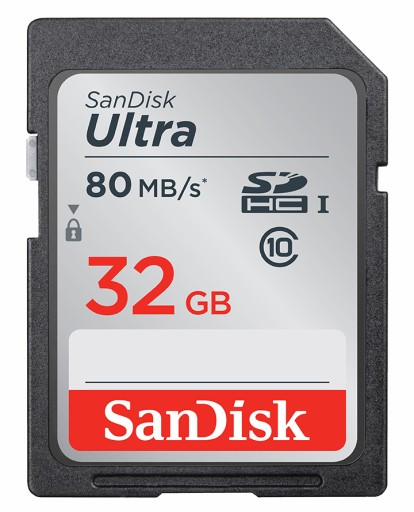 КАРТА SANDISK SDHC SDHC 32 ГБ ULTRA 80 МБ/С КЛАСС 10