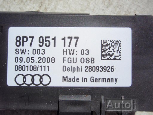 ДАТЧИК ДВИЖЕНИЯ AP 8P7951177 AUDI A3 A5 КАБРИОЛЕТ