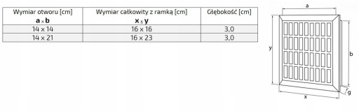 Вентиляционная решетка 14x21 коричневый прямой