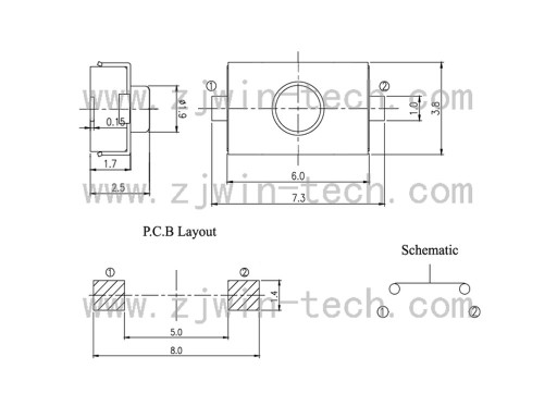 КНОПКА ПЕРЕКЛЮЧАТЕЛЯ 4X6X2,5 мм(3X6MM) ДЛЯ ДИСТАНЦИОННОГО УПРАВЛЕНИЯ