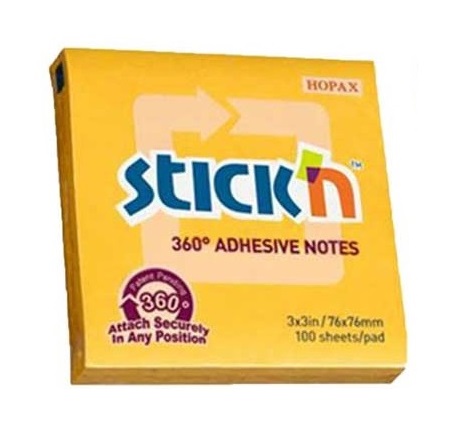 STICKN 360 САМОКЛЕЯЩИЕСЯ ДЛЯ ЗАПИСОК 76 X 76/100