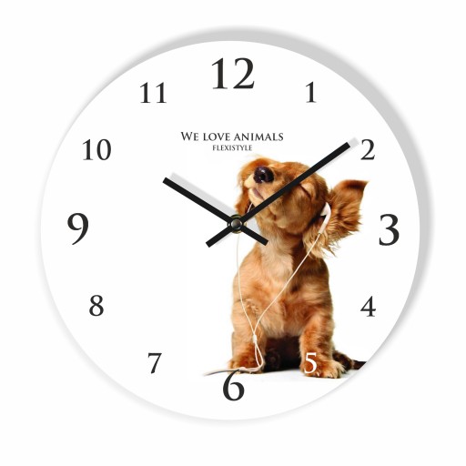 Детские настенные часы DOG для детей, тихие