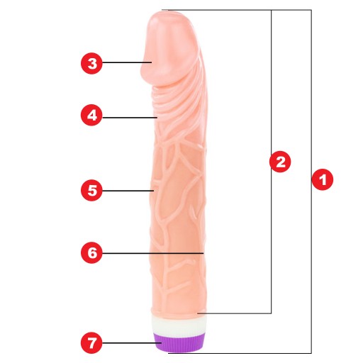 GREG REALISTYCZNY WIBRATOR W DOTYKU JAK PENIS