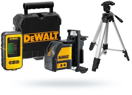 Лазерный ДЕТЕКТОР перекрестных линий DeWalt DW088KD 50 м + ШТАТИВ