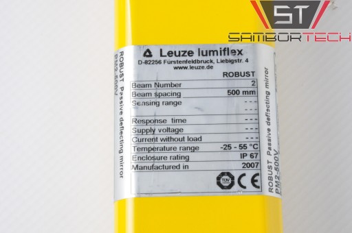 Оптический барьер LEUZE LUMIFLEX зеркало PM2-500V