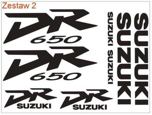 Наклейки Suzuki DR 125 350 600 650 750 800s 600s