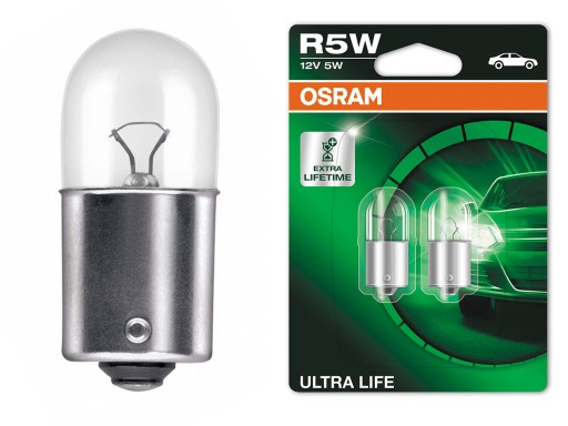 ЛАМПОЧКА R 5W 12V ULTRALIFE Osram R5W