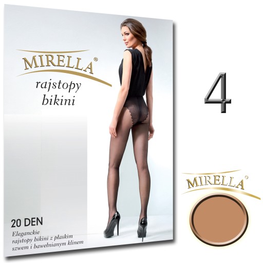 Mirella Bikini 20den 4 натуральные колготки