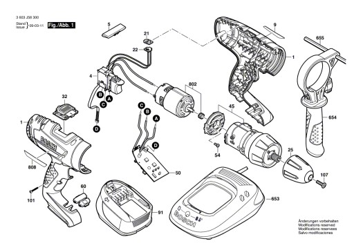 BOSCH PSB 18 LI-2 14,4 LI-2 переключатель вкл./выкл.