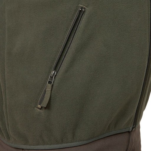 Теплый охотничий флисовый свитшот SOLOGNAC Khaki XXL