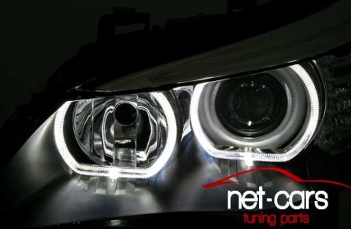 ЛАМПЫ ФАР BMW 5 E60 E61 LED ANGEL EYES DEPO