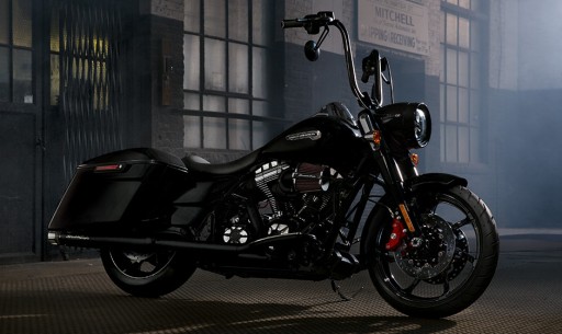 HARLEY SZKLANKI CZARNE ZAWIESZENIA ROAD KING GLIDE