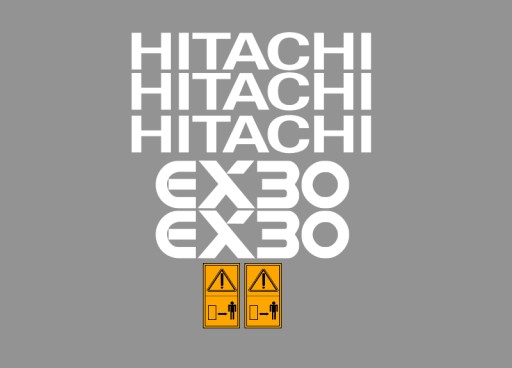 Наклейки HITACHI EX30 EX22 EX15 EX20 EX8