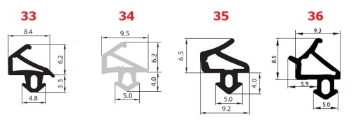 ALUPLAST S-1559 Уплотнители окон